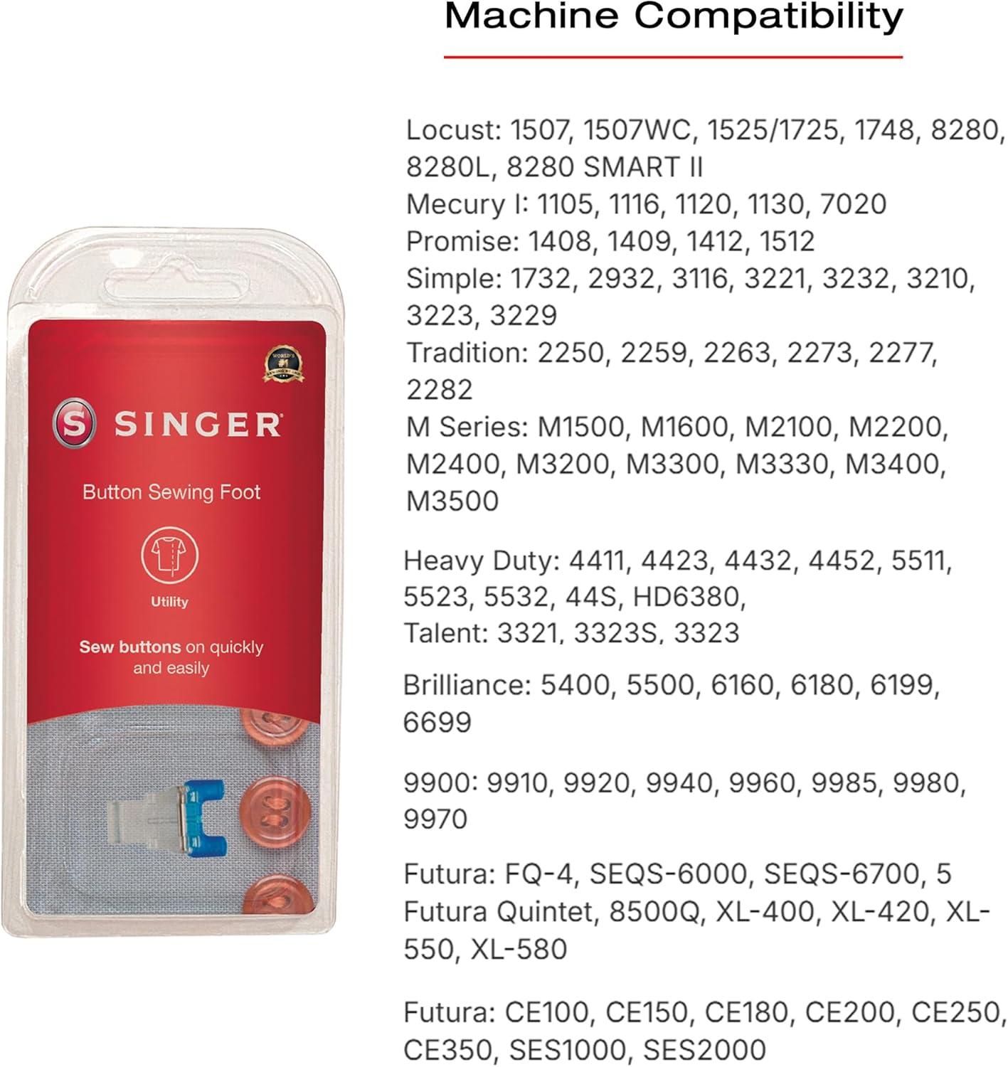 imageSINGER  Button Sewing Foot  Sewing Made Easy