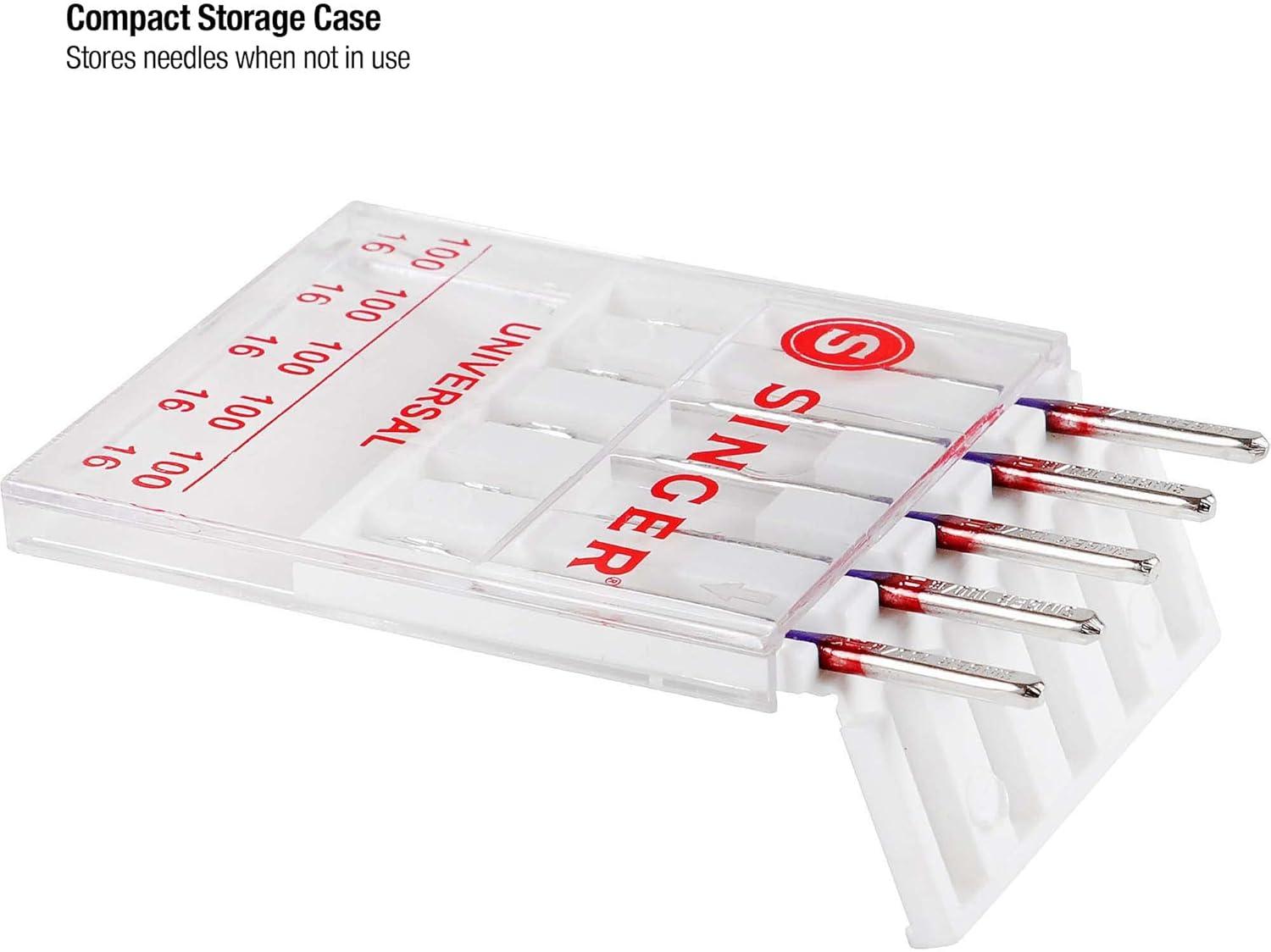 imageSINGER 04741 Regular Point Needles Size 10016 5 Count10016