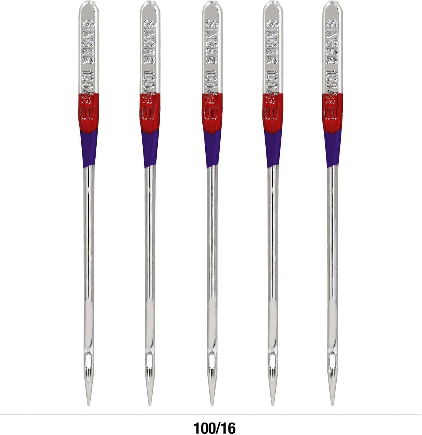 imageSINGER 04741 Regular Point Needles Size 10016 5 Count10016