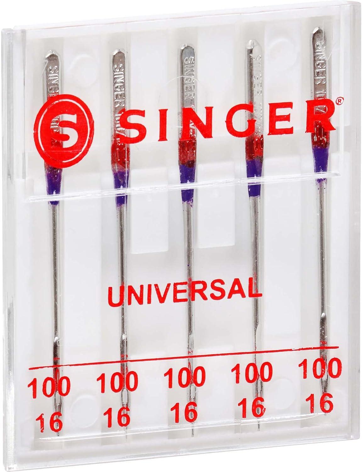 imageSINGER 04741 Regular Point Needles Size 10016 5 Count10016