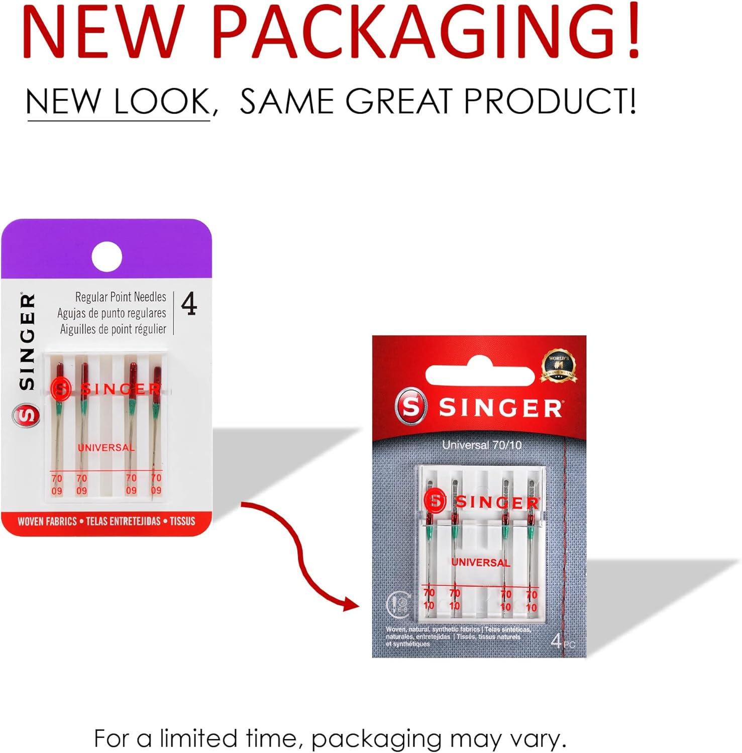 imageSINGER 04741 Regular Point Needles Size 10016 5 Count7010