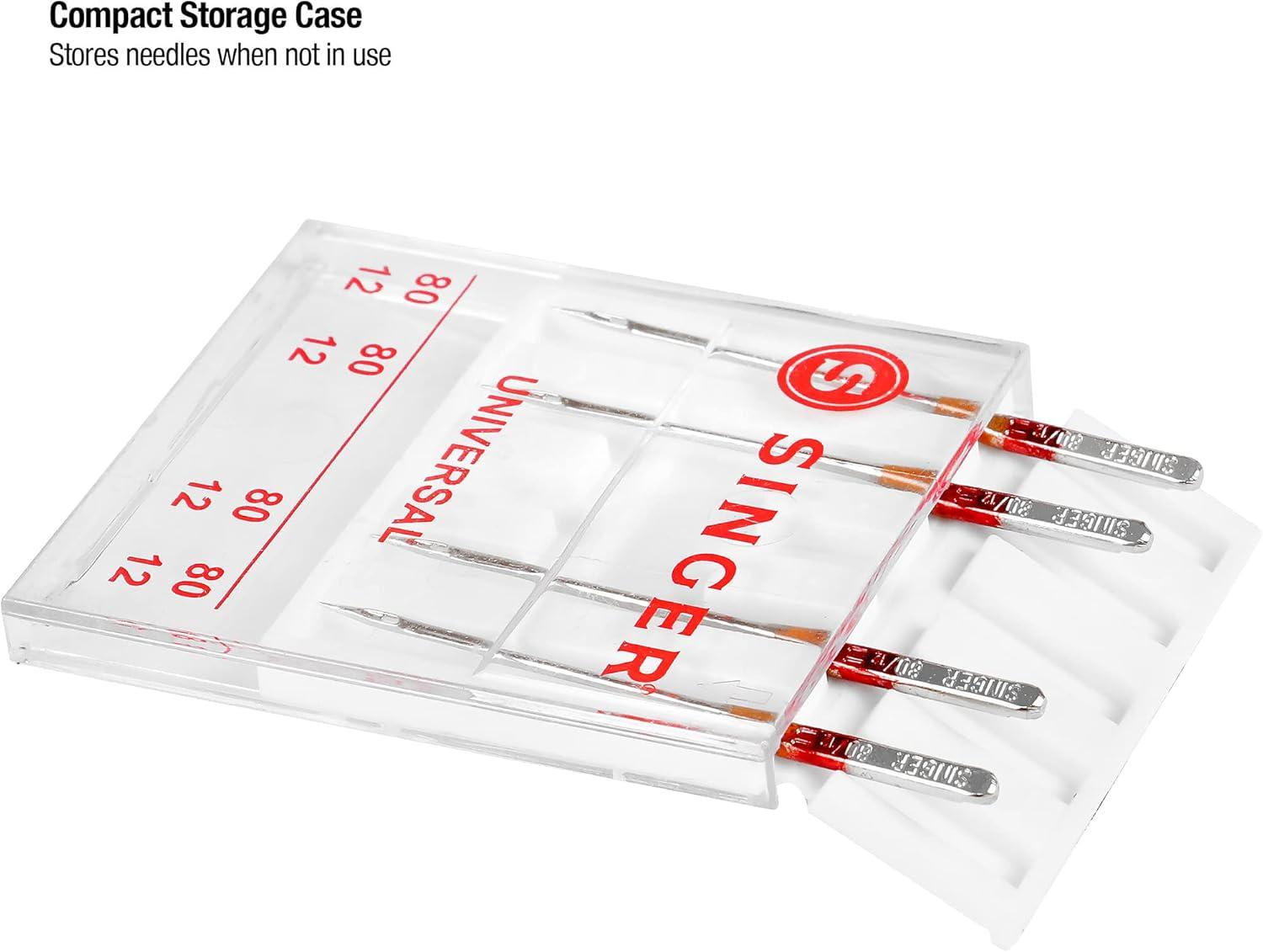 imageSINGER 04741 Regular Point Needles Size 10016 5 Count8011  9014  10016