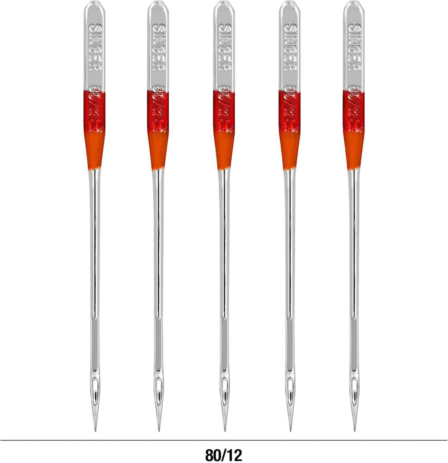 imageSINGER 04741 Regular Point Needles Size 10016 5 Count8012