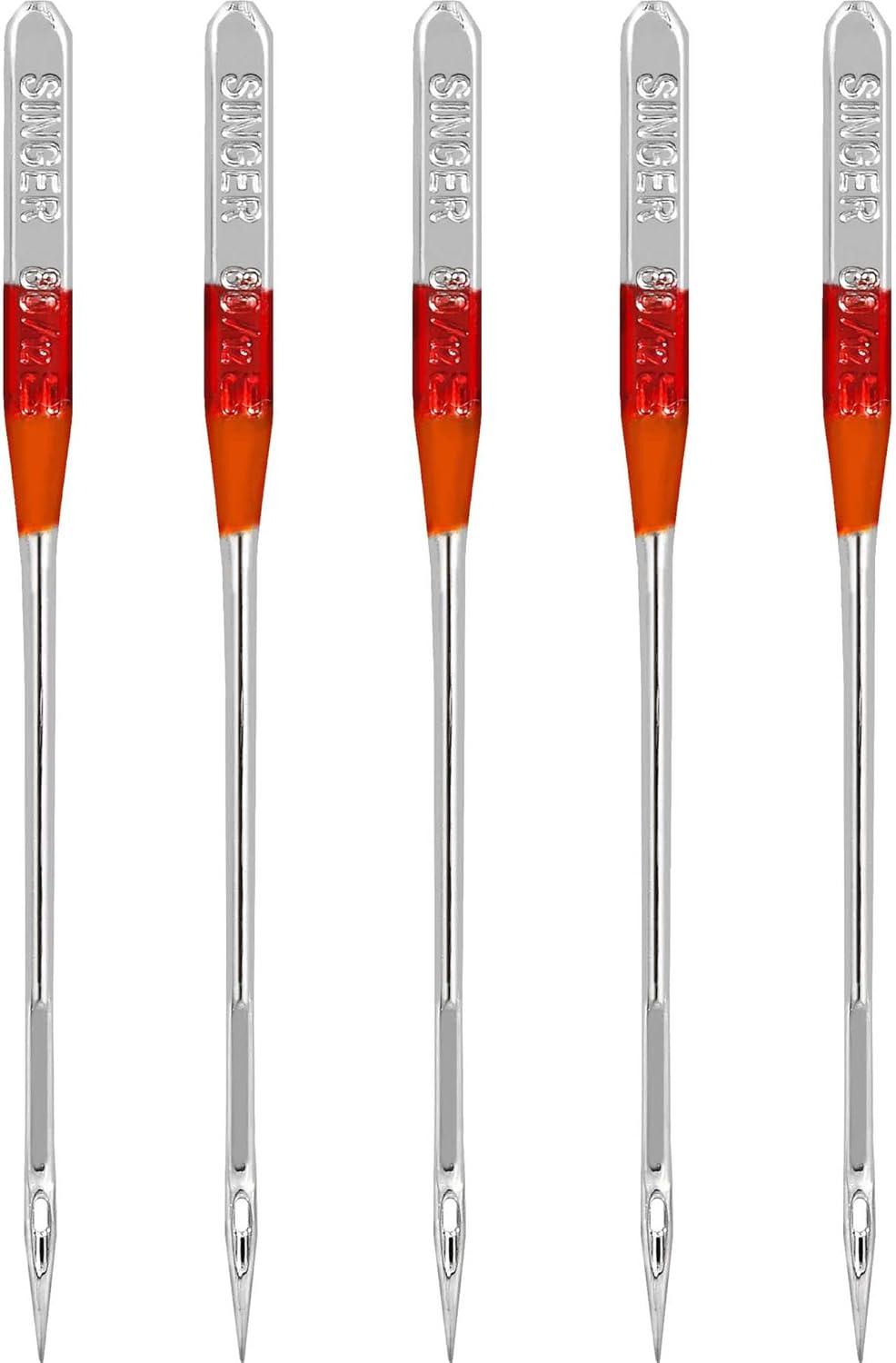 imageSINGER 04741 Regular Point Needles Size 10016 5 Count8012