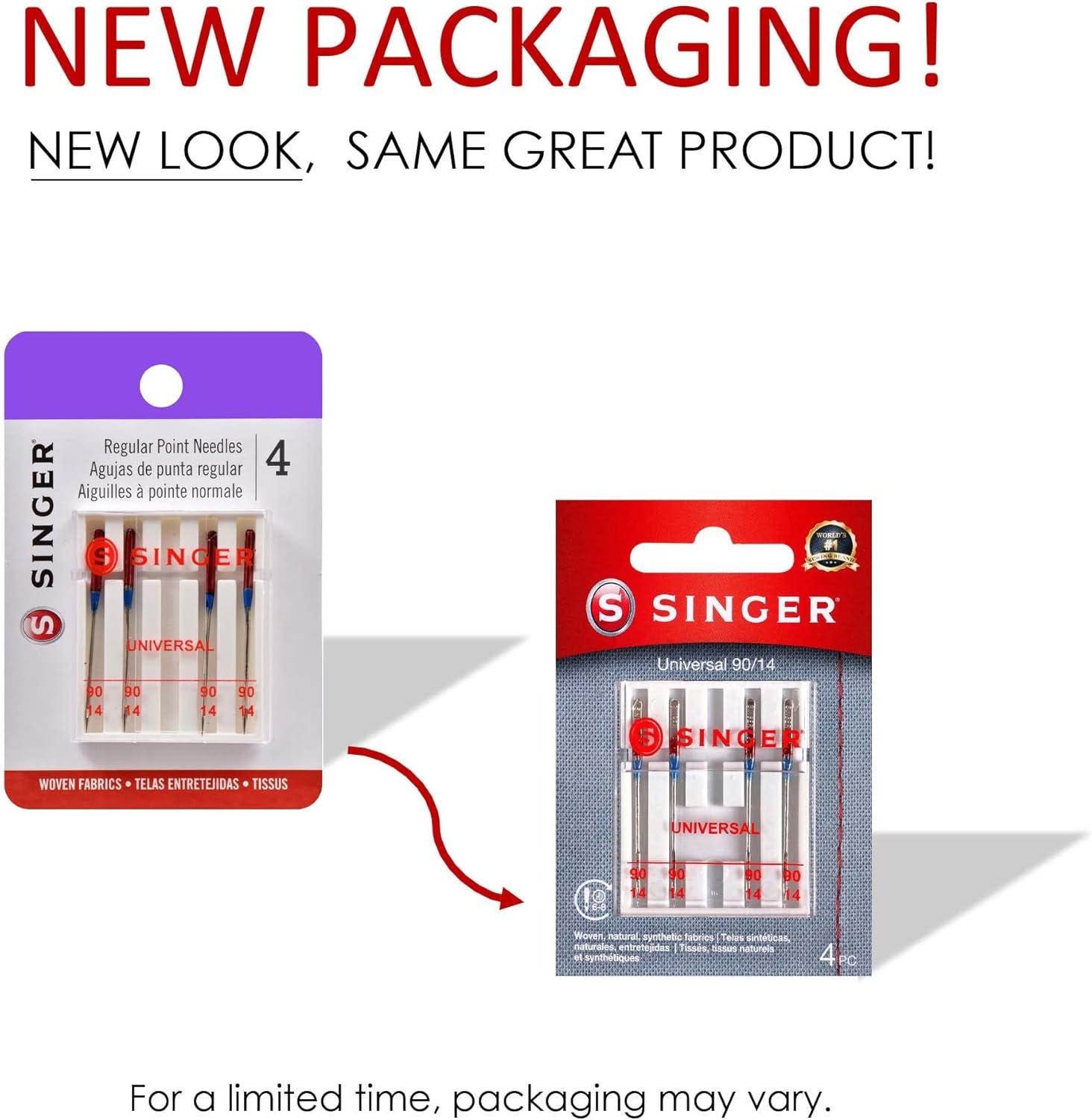 imageSINGER 04741 Regular Point Needles Size 10016 5 Count9014