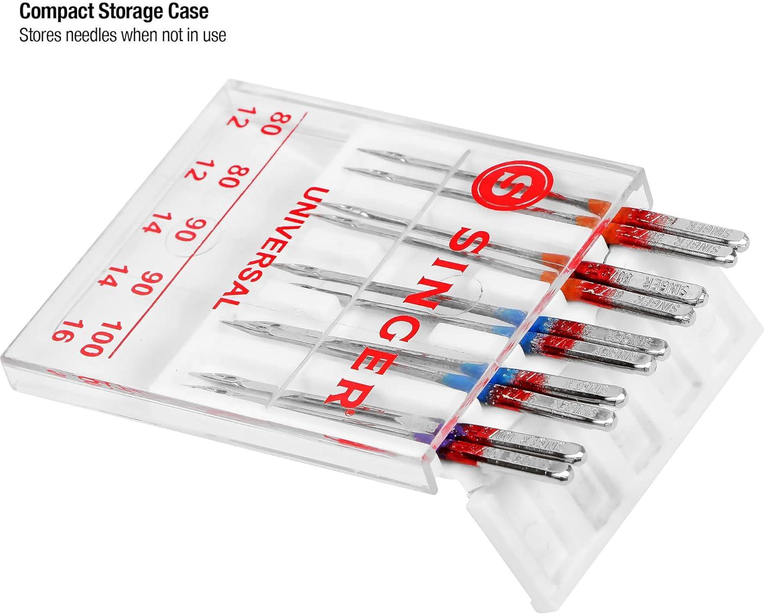 imageSINGER 04741 Regular Point Needles Size 10016 5 CountSet of 20  Size 8012 8  9014 8  10016 4