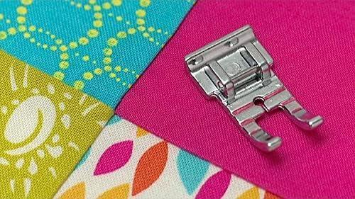 imageSINGER 14 Inch Piecing Presser Foot  Ensures Precision Seam Allowances for Quilting Crafting ampamp Apparel Making  Compatible with LowShank Sewing Machines