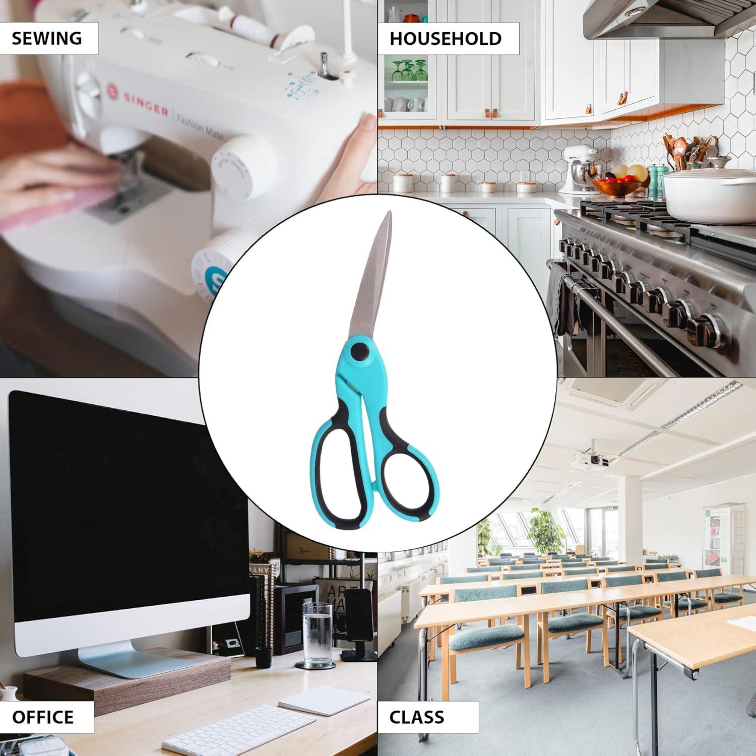 imageSINGER 812Inch ProSeries Heavy Duty Bent Sewing ScissorsScissors