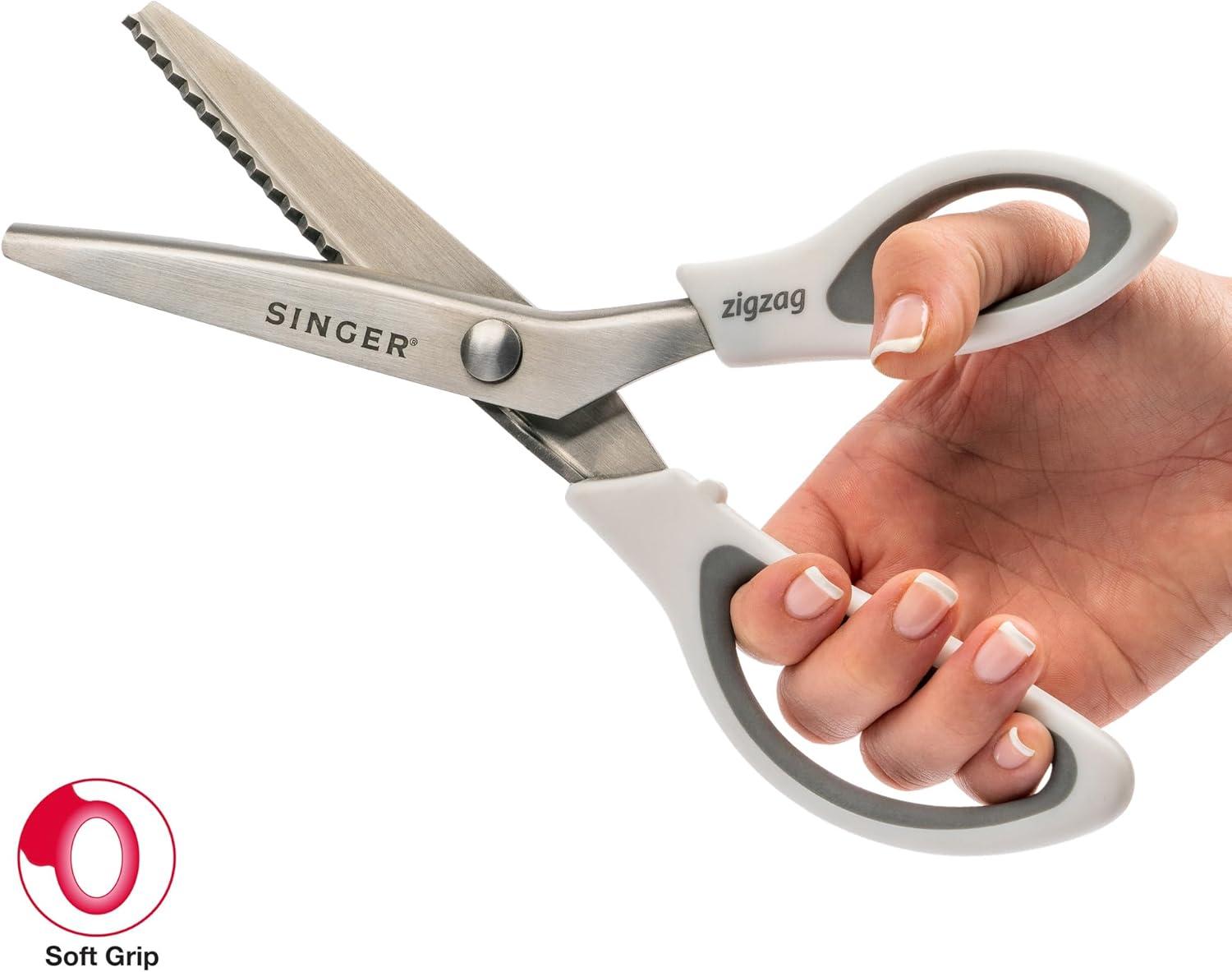 imageSINGER 9quot Pinking Shears  Zig Zag Scissors for Fabric