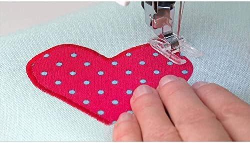 imageSINGER Clear Open Toe Presser Foot  Ideal for Appliqu Decorative Stitching ampamp Surface Embellishments  Smooth Feed for Ribbons ampamp Dense StitchesOpen Toe OLD Version