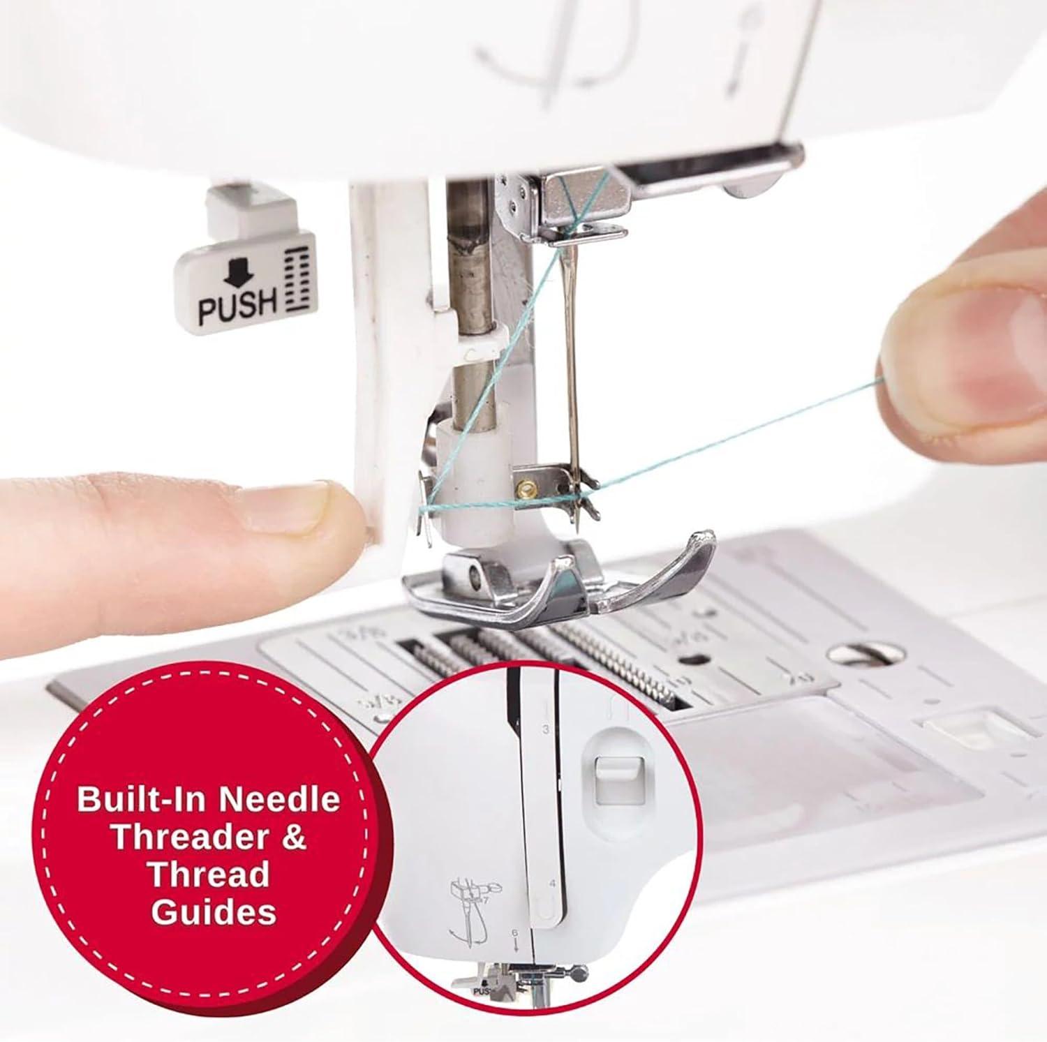imageSINGER Fashion Mate 3342 Lightweight ampamp Portable Sewing Machine with Accessory Kit  32 BuiltIn Stitches Free Arm Full Metal frame LED Light ampamp 1step Buttonhole  Great for Crafts ampamp Mending