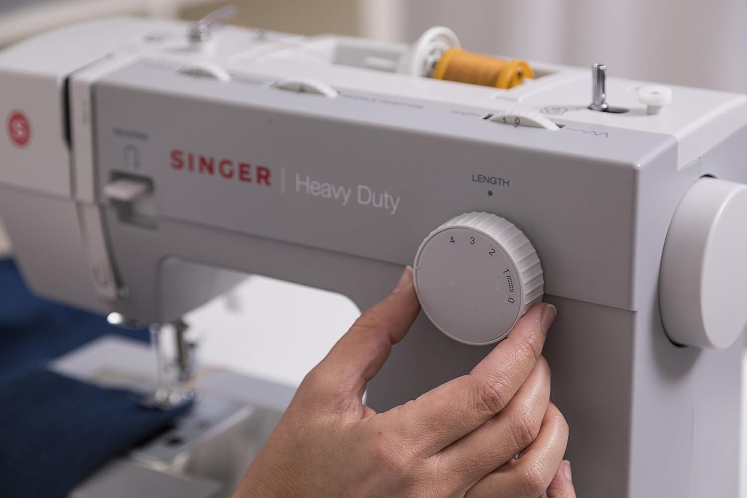 imageSINGER Heavy Duty 4411 High Speed Sewing Machine with Accessory Kit  Strong Motor With Enhanced Piercing Power 69 Stitch Applications Full Metal frame 4step Buttonhole ampamp LED LightSewing Machine