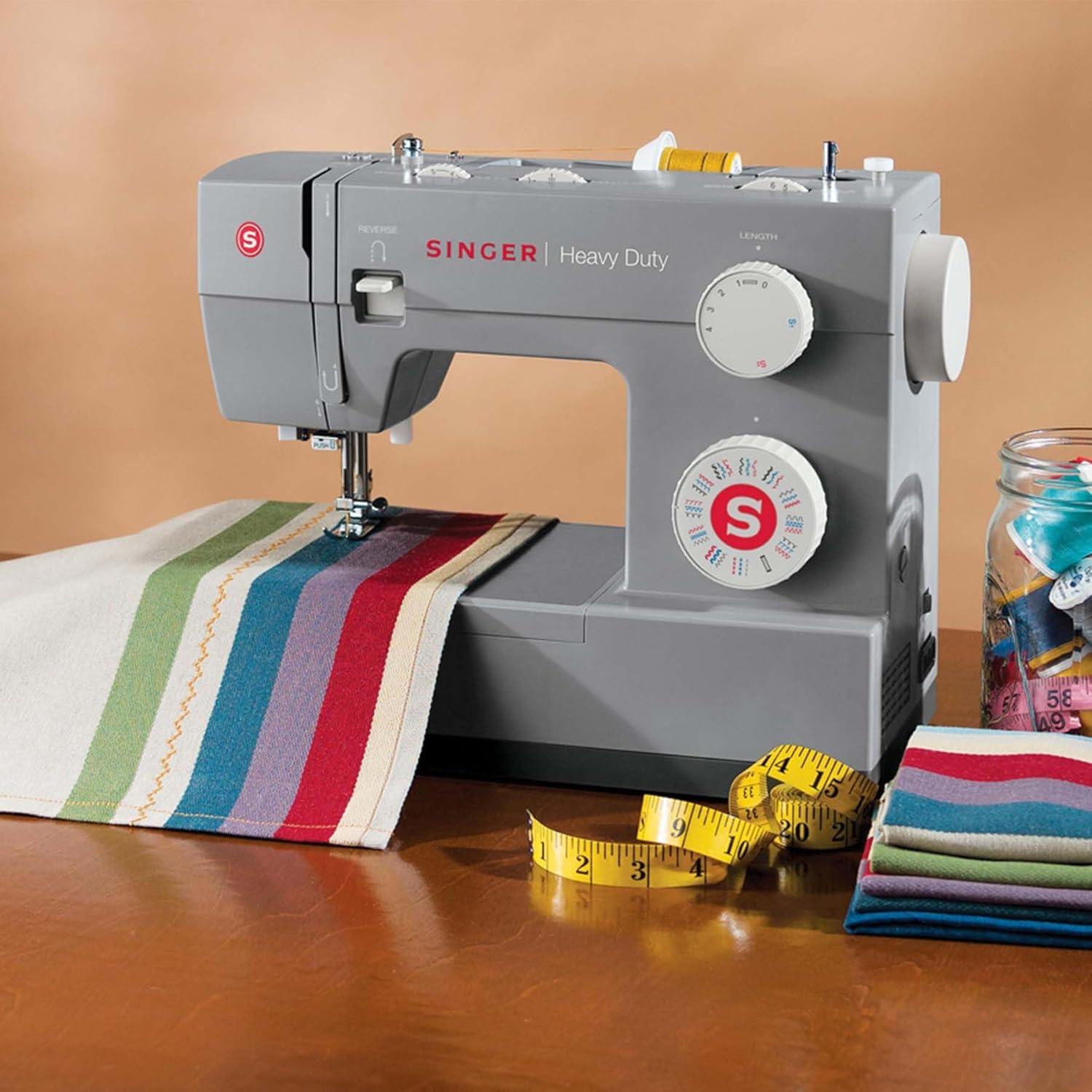 imageSINGER Heavy Duty 4423 High Speed Sewing Machine with Accessory Kit  Strong Motor With Enhanced Piercing Power 97 Stitch Applications Full Metal frame 1step Buttonhole ampamp LED Light4423 Exclusive Bundle