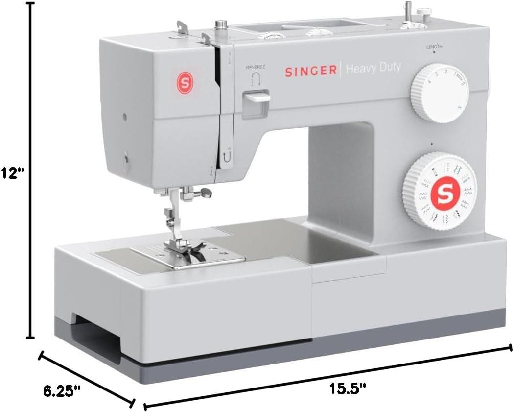 imageSINGER Heavy Duty 4423 High Speed Sewing Machine with Accessory Kit  Strong Motor With Enhanced Piercing Power 97 Stitch Applications Full Metal frame 1step Buttonhole ampamp LED Light4423 Sewing Machine