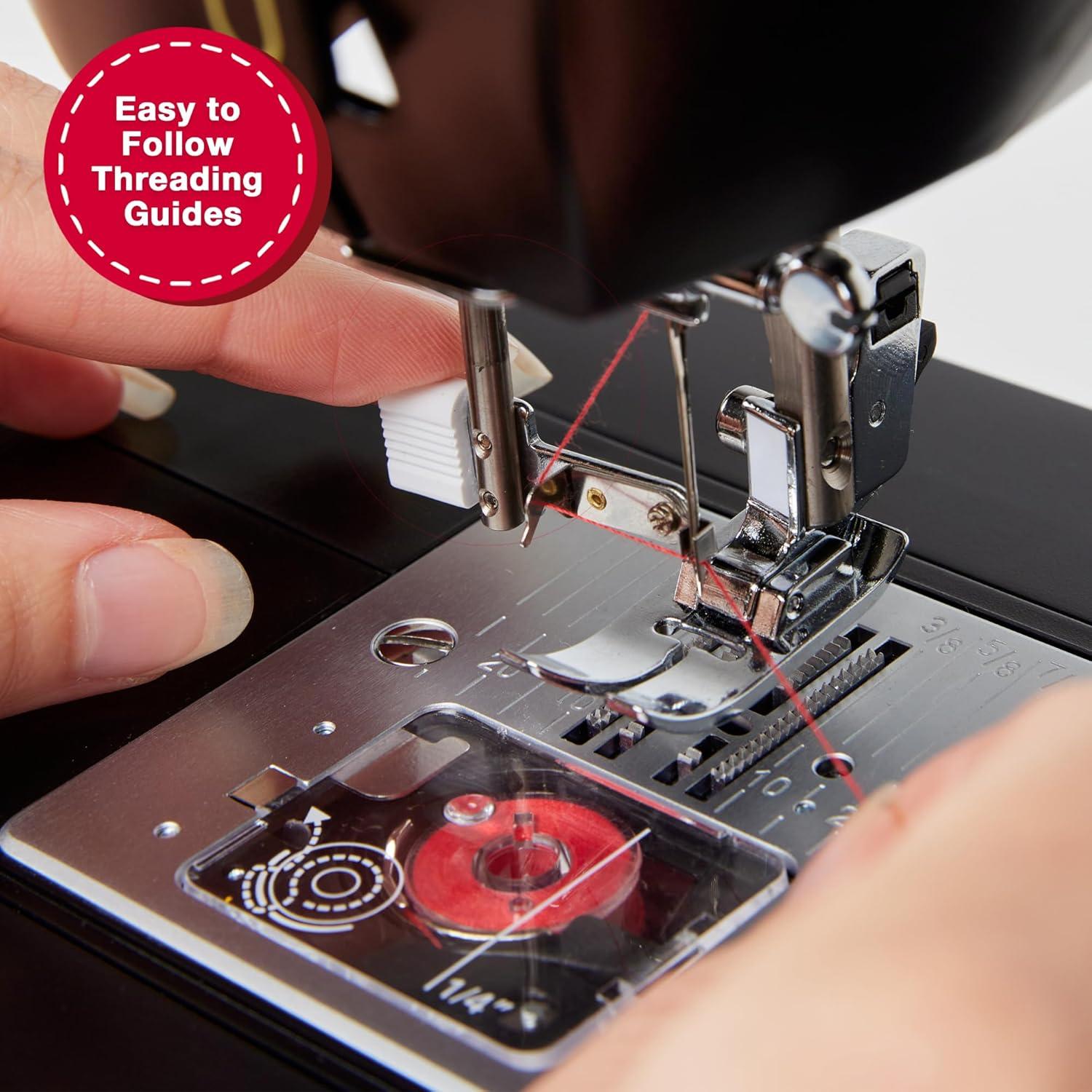 imageSINGER Heavy Duty 500 Classic Sewing Machine with Accessory Kit  Strong Motor with Enhanced Piercing Power 23 BuiltIn Stitches Full Metal frame 1step Buttonhole ampamp LED Light