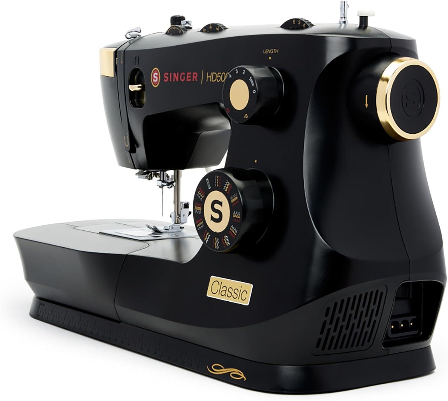imageSINGER Heavy Duty 500 Classic Sewing Machine with Accessory Kit  Strong Motor with Enhanced Piercing Power 23 BuiltIn Stitches Full Metal frame 1step Buttonhole ampamp LED Light