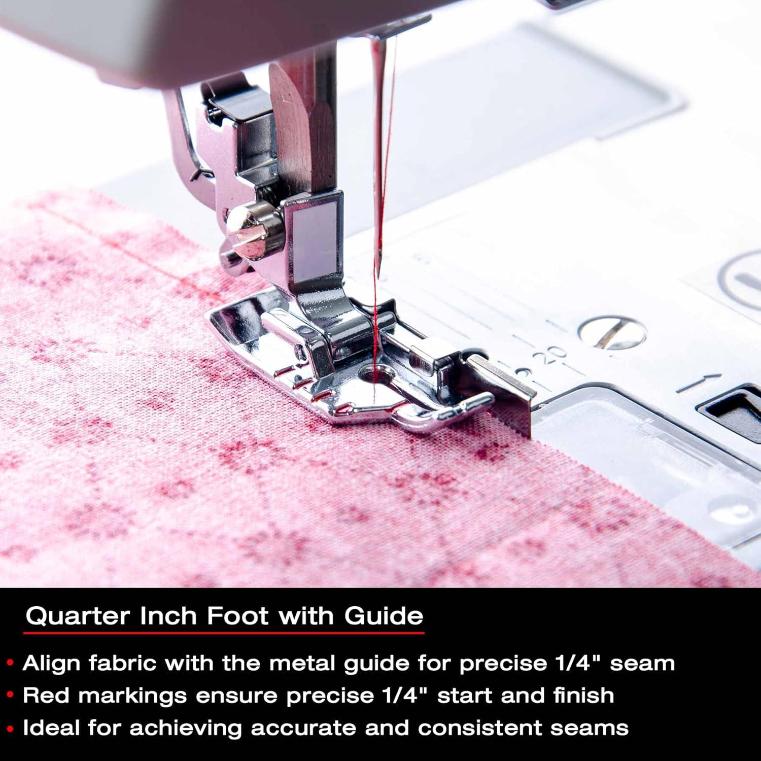imageSINGER Home Dcor Presser Foot Kit  Includes Piping Bias Binder ampamp Ruffler Attachment  Perfect for Tailored Finishes Bias Binding ampamp Pleating  Compatible with SINGER Sewing MachinePresser Foot Kit