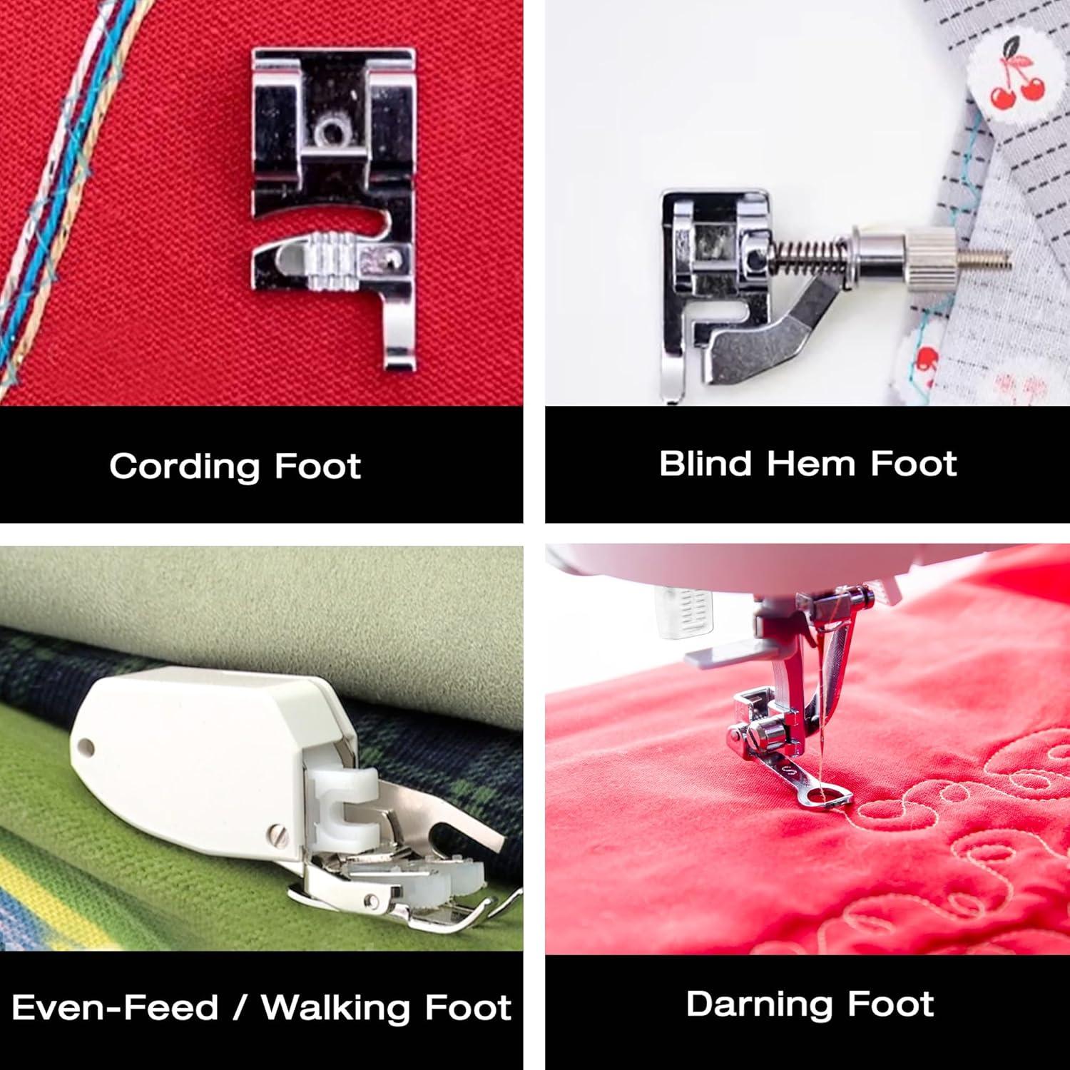 imageSINGER Home Dcor Presser Foot Kit  Includes Piping Bias Binder ampamp Ruffler Attachment  Perfect for Tailored Finishes Bias Binding ampamp Pleating  Compatible with SINGER Sewing MachineAccessory Kit