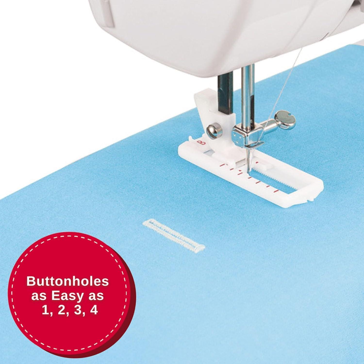 imageSINGER M1150 Lightweight ampamp Portable Sewing Machine With 45 Stitch Applications LED Light ampamp 4step Buttonhole  Used for Mending and Sewing1304