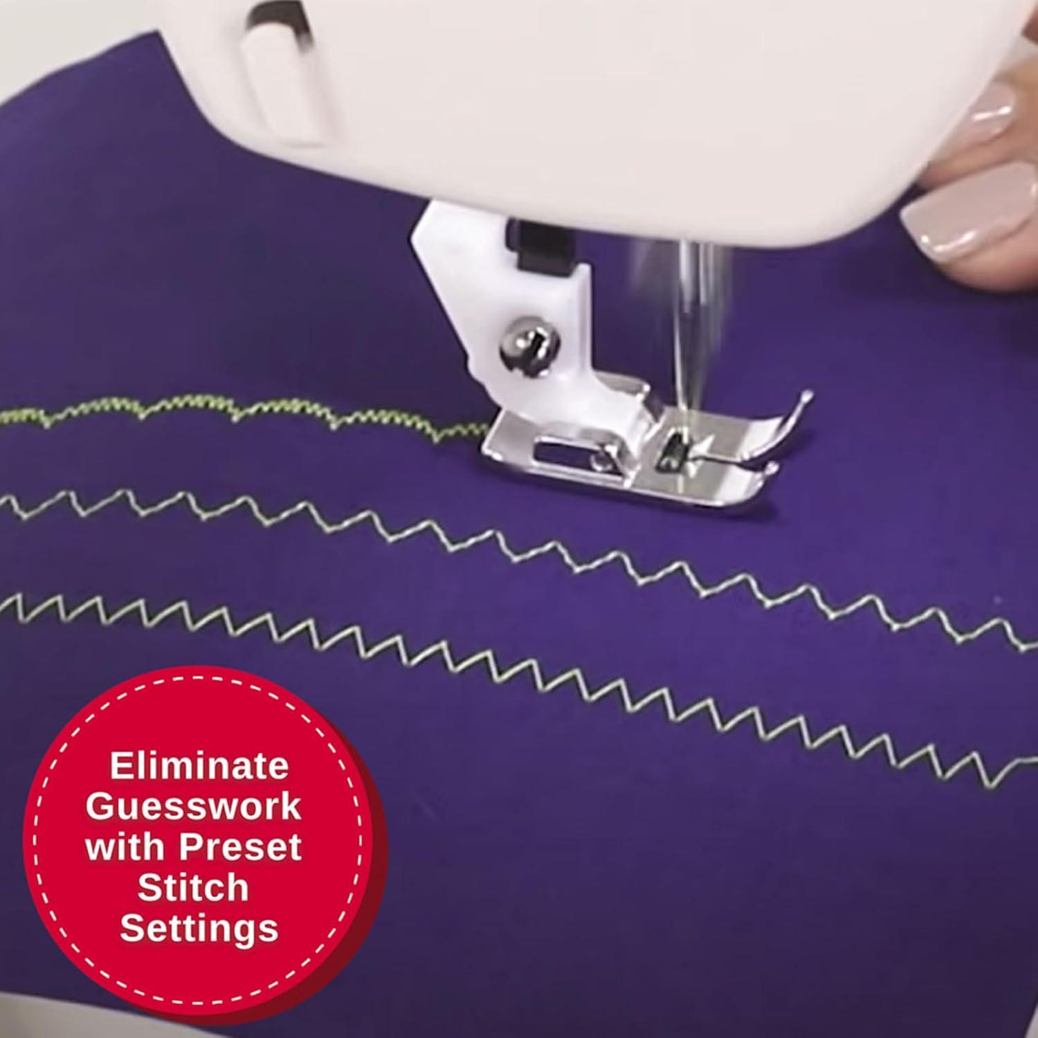 imageSINGER M1150 Lightweight ampamp Portable Sewing Machine With 45 Stitch Applications LED Light ampamp 4step Buttonhole  Used for Mending and Sewing1304