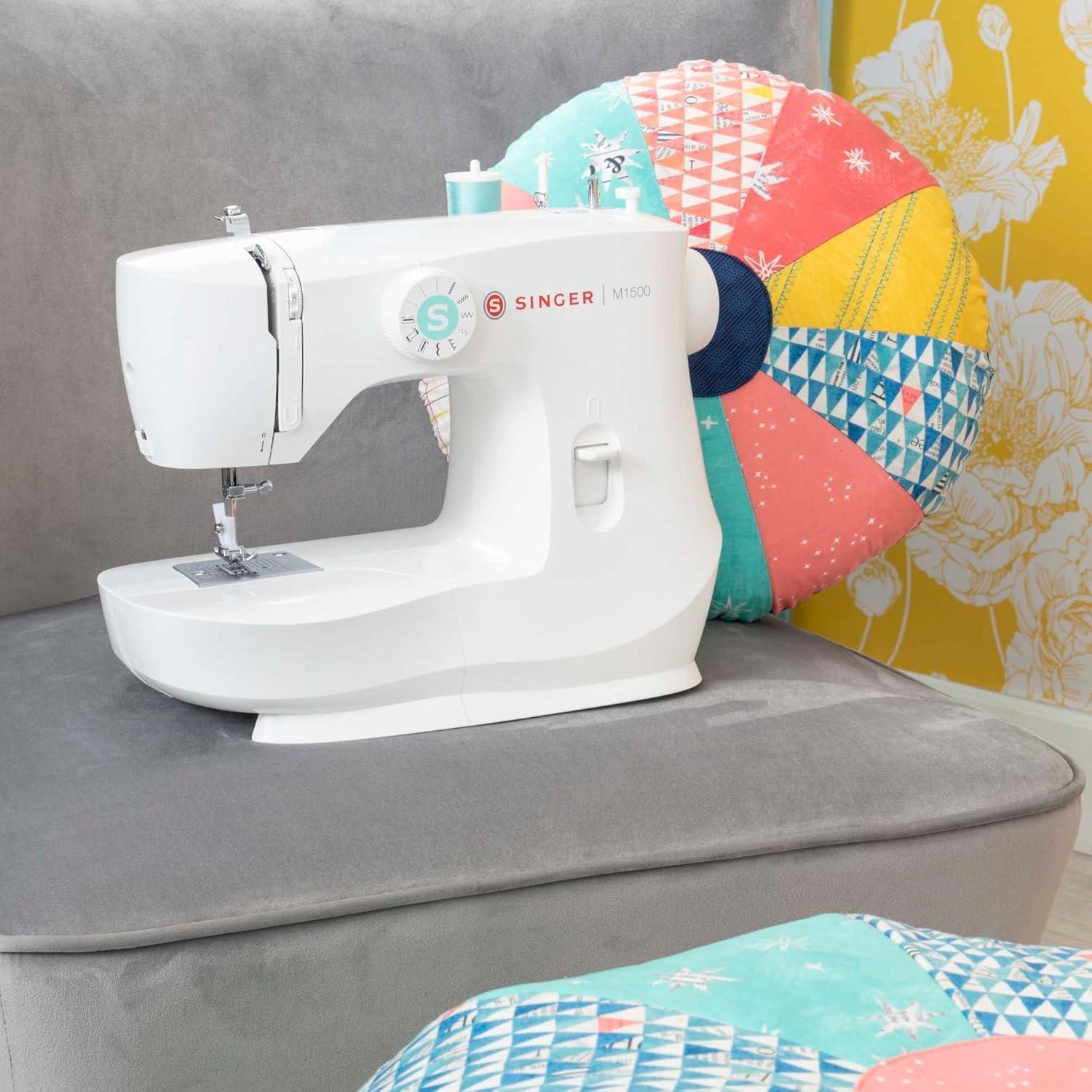imageSINGER M3300 Lightweight ampamp Portable Sewing Machine With 97 Stitch Applications LED Light ampamp 1step Buttonhole  Used for Mending and SewingM1500