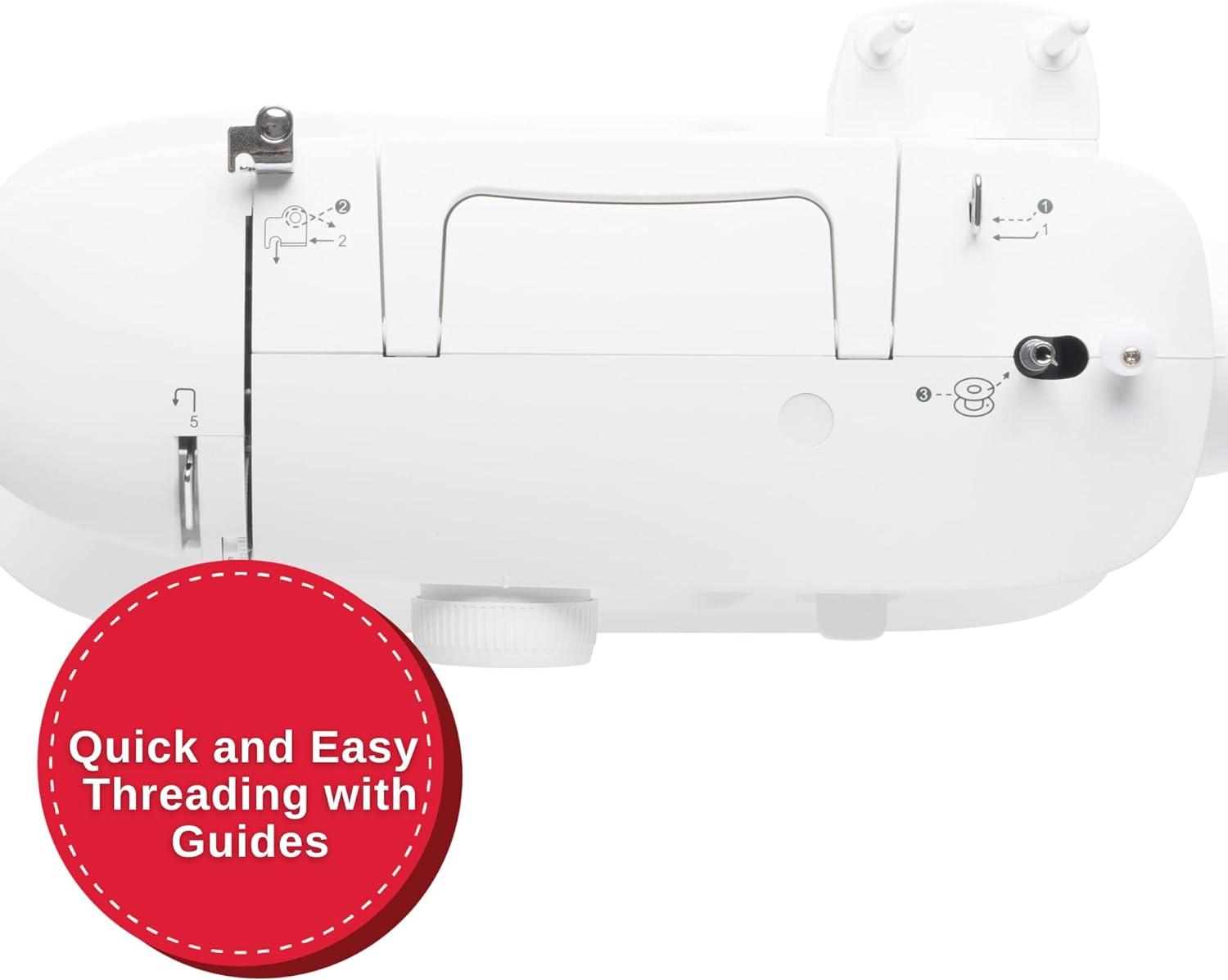 imageSINGER M3300 Lightweight ampamp Portable Sewing Machine With 97 Stitch Applications LED Light ampamp 1step Buttonhole  Used for Mending and SewingM1500