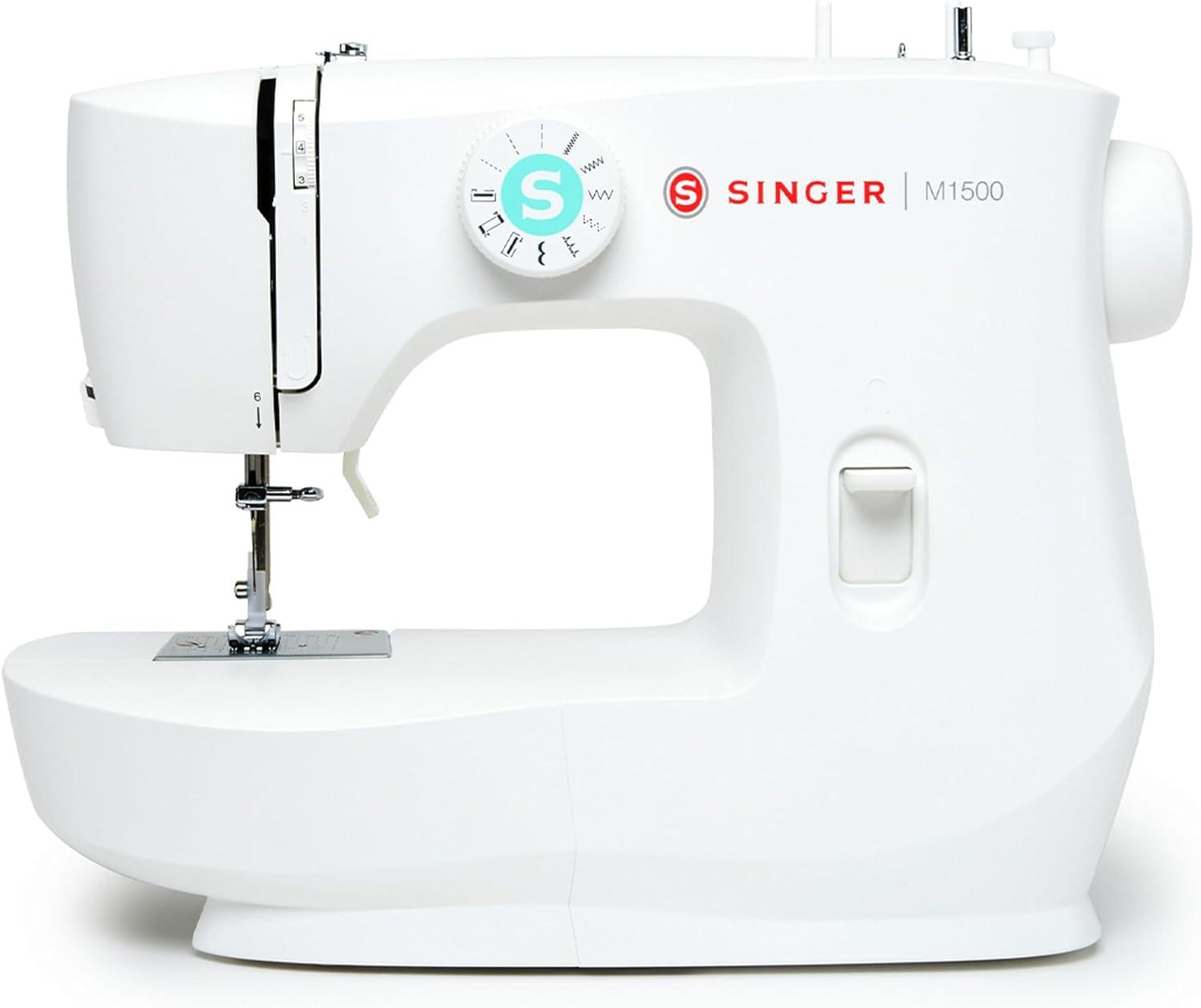 imageSINGER M3300 Lightweight ampamp Portable Sewing Machine With 97 Stitch Applications LED Light ampamp 1step Buttonhole  Used for Mending and SewingM1500