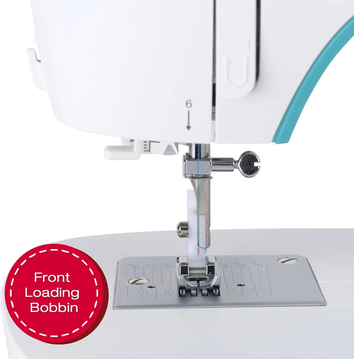 imageSINGER M3300 Lightweight ampamp Portable Sewing Machine With 97 Stitch Applications LED Light ampamp 1step Buttonhole  Used for Mending and SewingM3300