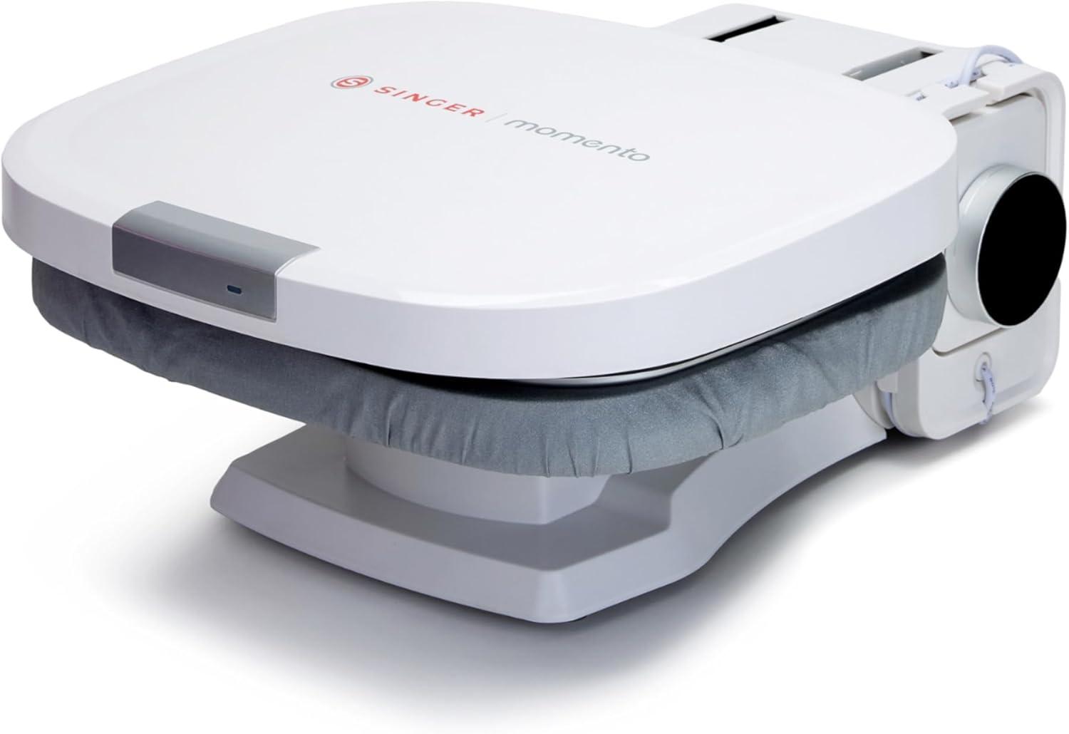 imageSINGER Momento Smart Heat Press Machine  15x12 Large Press Surface  TaptoLower ampamp Auto Lift Feature  Consistent Even Heating  External Controls ampamp Docking Station
