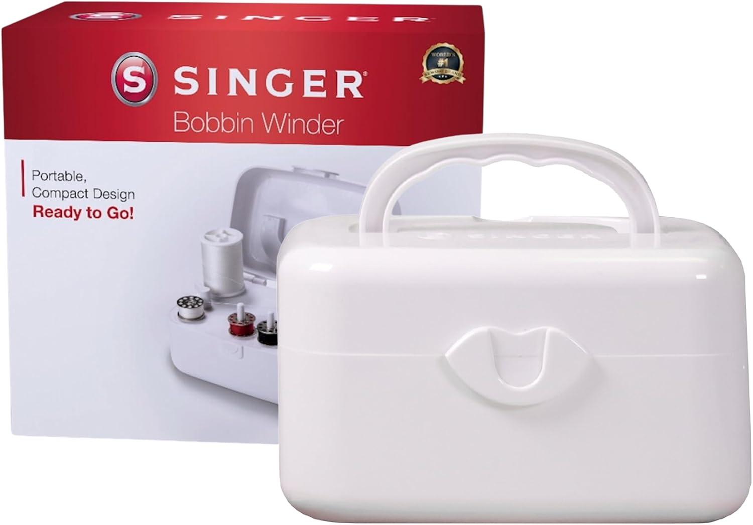 imageSINGER Portable Bobbin Winder  Compact ampamp EasytoUse Bobbin Winding Machine with Automatic ShutOff  Compatible with Class 15 ampamp 15J Bobbins