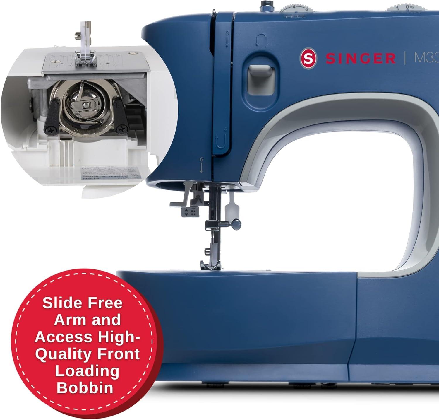 imageSINGER Sewing Machine with 97 Stitch Applications ampamp Accessory Kit M3330 Simple ampamp Easy To Use Perfect For Beginners