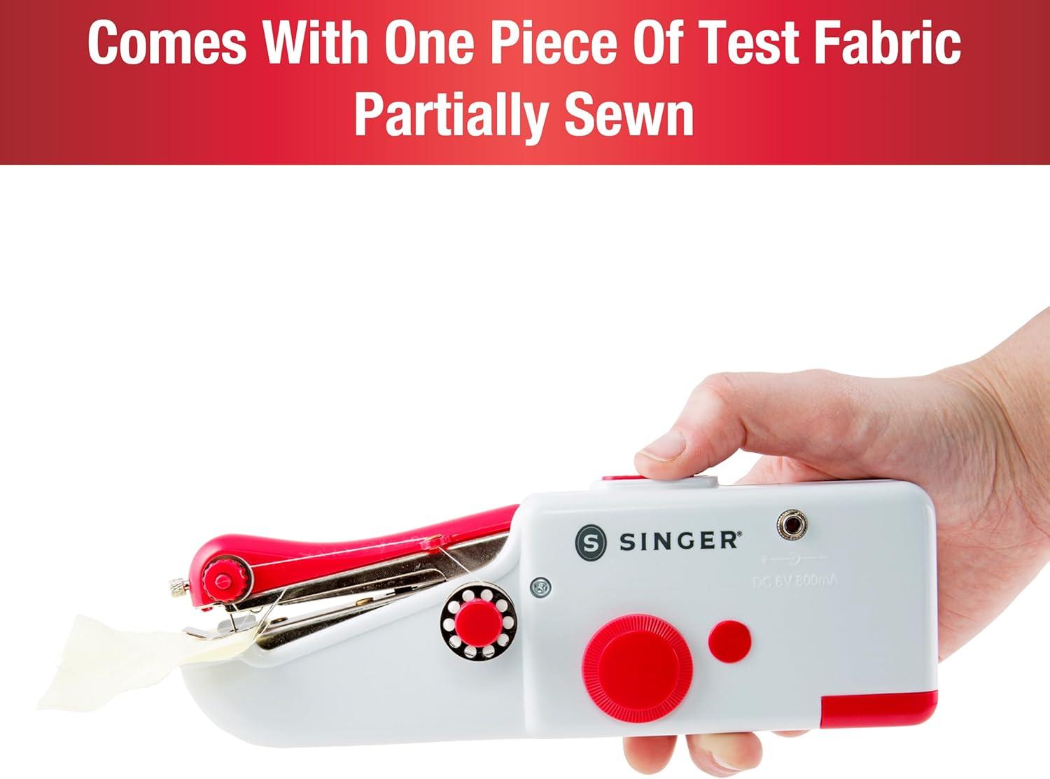 imageSINGER Stitch Sew Quick Portable Mending Machine  Single Thread Machine for Quick Repairs