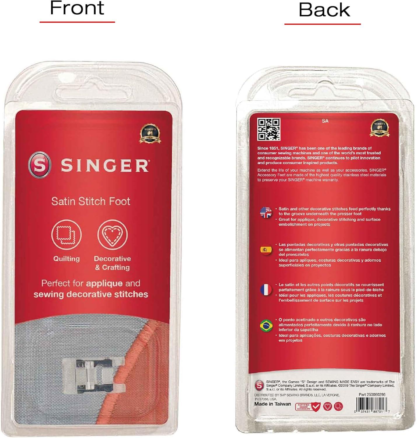 imageSinger  Satin Stitch Presser Foot  Sewing Made Easy