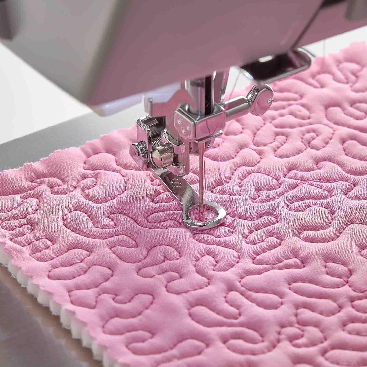imageSinger  Stippling Darning ampamp Freehand Embroidery Presser Foot Stipple Quilting Repair Holes Create Freehand Monograms  Sewing Made Easy Silver