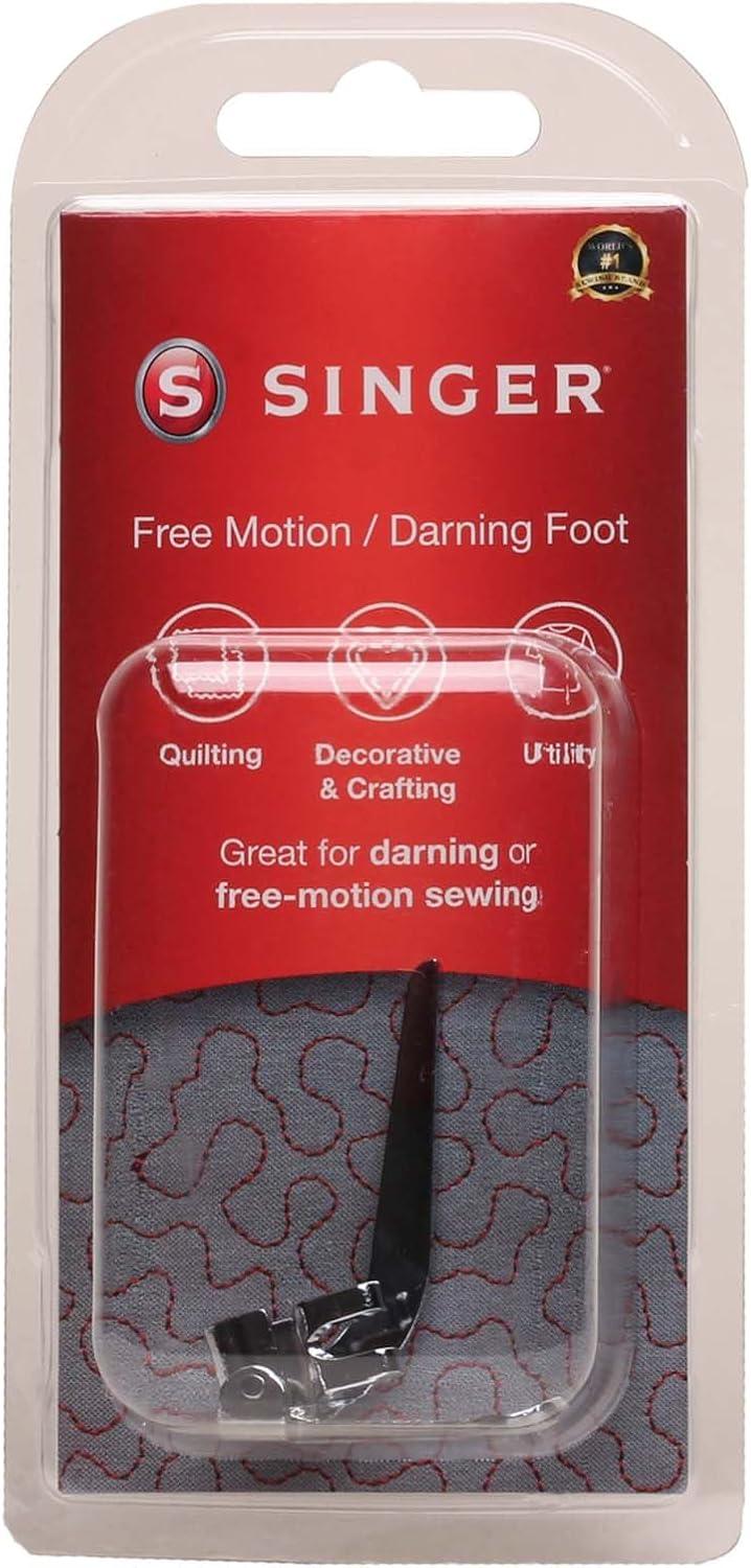 imageSinger  Stippling Darning ampamp Freehand Embroidery Presser Foot Stipple Quilting Repair Holes Create Freehand Monograms  Sewing Made Easy Silver