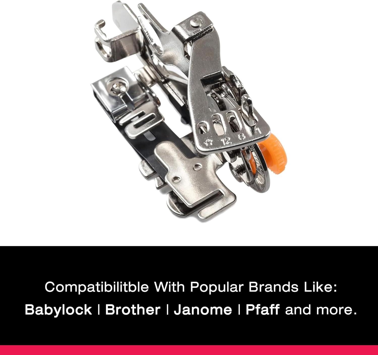 imageSinger 2500270 Sewing Machine Ruffler Attachment Presser Foot for LowShank Sewing Machines Silver