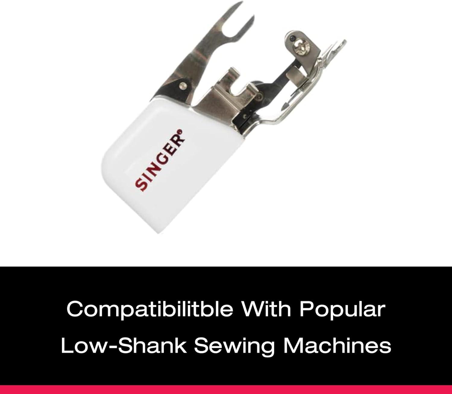 imageSinger Side Cutter Attachment  Trim ampamp Finish Fabric Edges Seamlessly  Ideal for Zigzag ampamp Overedge Stitches  Compatible with LowShank Sewing Machines