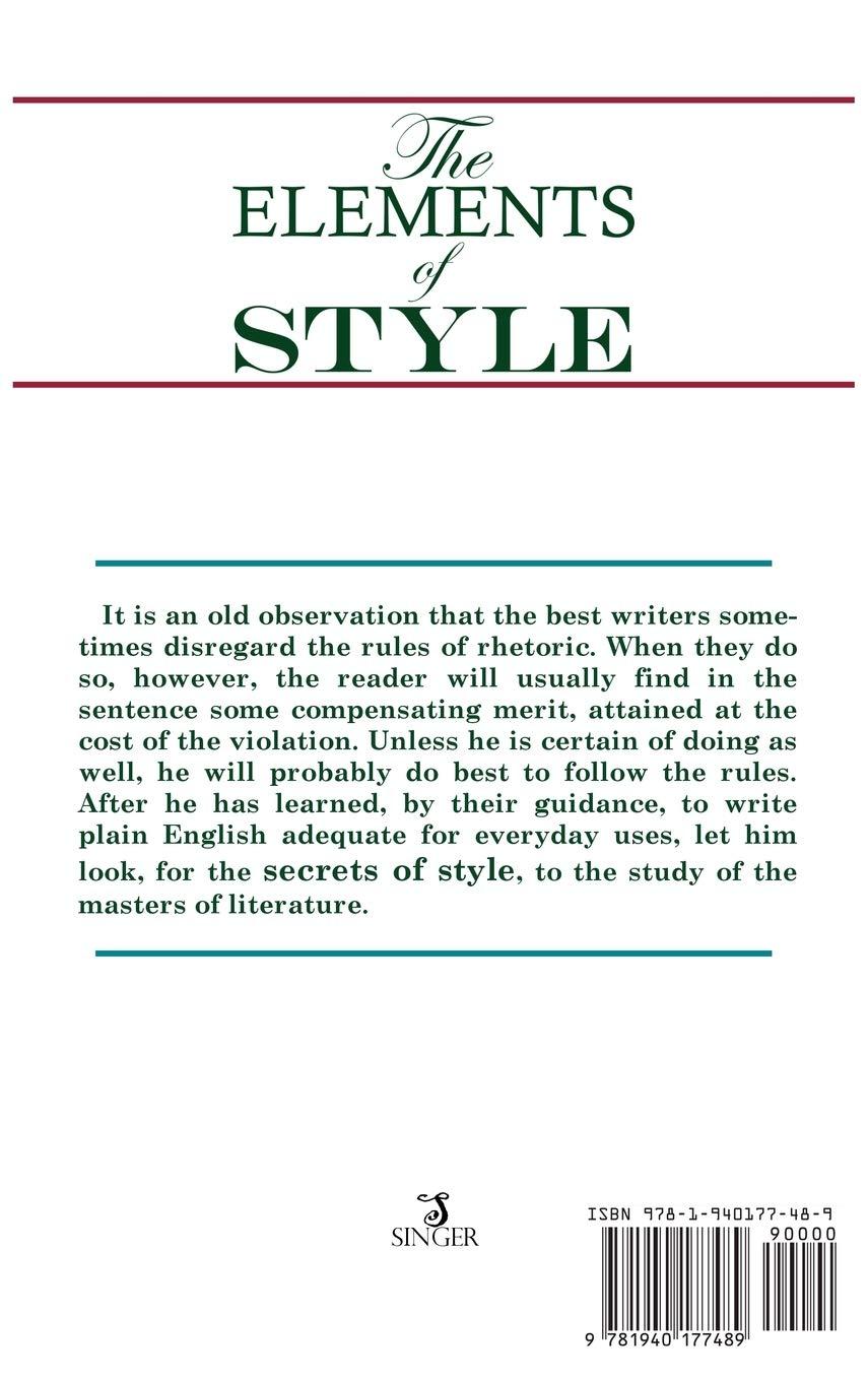 imageThe Elements of Style