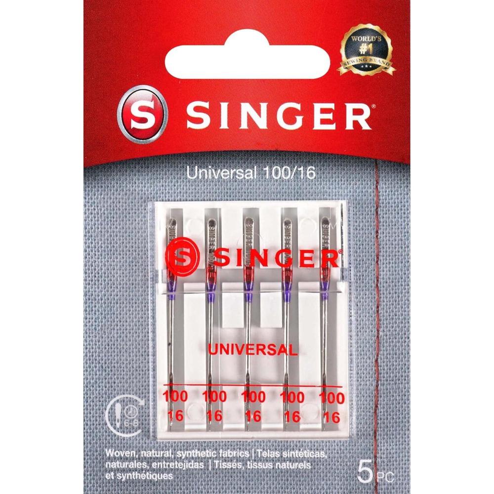 imageSINGER 04741 Regular Point Needles Size 10016 5 Count10016
