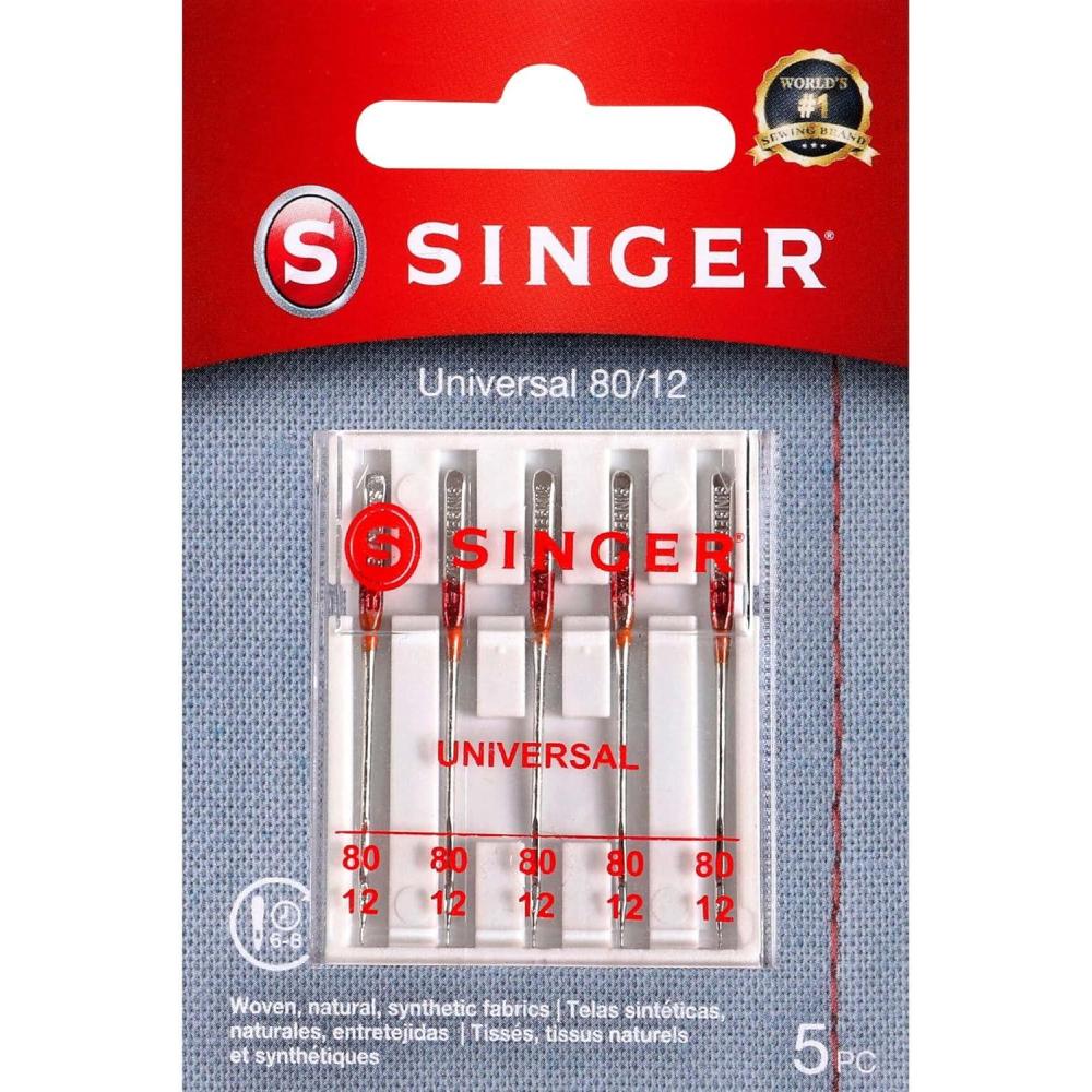 imageSINGER 04741 Regular Point Needles Size 10016 5 Count8012