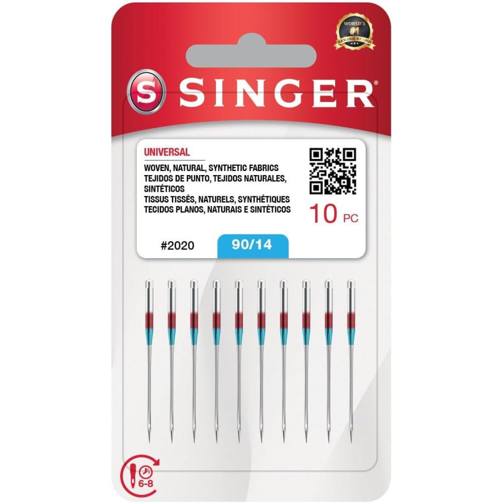 imageSINGER 10Pack Universal 2020 Sewing Machine Needles Size 9014