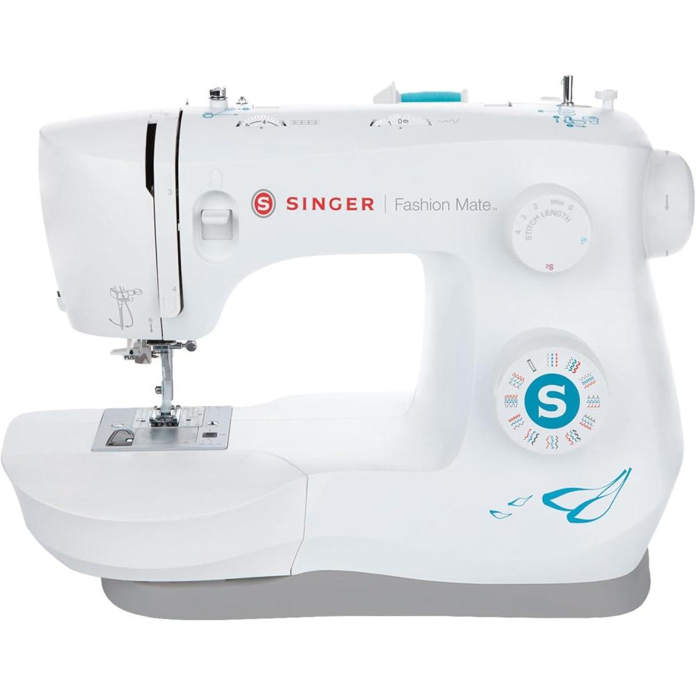 imageSINGER Fashion Mate 3342 Lightweight ampamp Portable Sewing Machine with Accessory Kit  32 BuiltIn Stitches Free Arm Full Metal frame LED Light ampamp 1step Buttonhole  Great for Crafts ampamp Mending