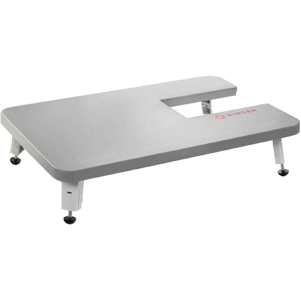 imageSINGER Gray Sewing Machines Extension Table for Heavy Duty Sewing Machines 4411 4423 4432 4452 5511 5523 5532 6335 to sew Larger Projects with Ease Professional Results Foldable Leg