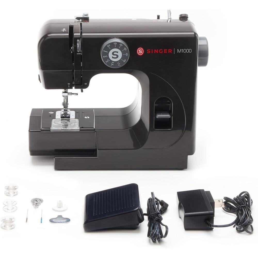 imageSINGER M1000 Mending Machine  Compact Lightweight ampamp Portable With 32 Stitch Applications ampamp LED Light  Great for Light to Medium Weight Fabrics ampamp Repairs  BlueBlack