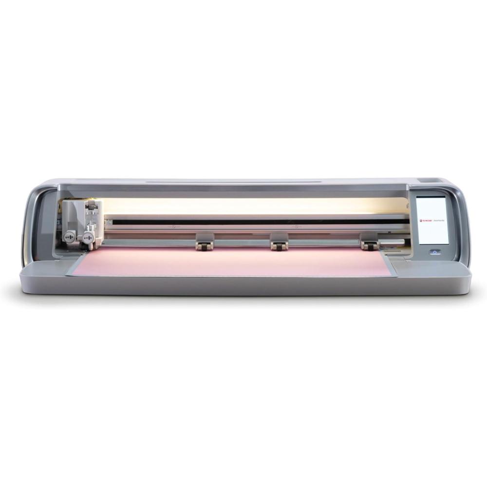 imageSINGER Momento 24quot Smart Powerful Cutting Machine with WiFi Connectivity Color LCD Touch Screen Built in LED Light Display for Crafters and Sewists