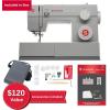 imageSINGER Big Holiday Value BundleHeavy Duty Sewing Machine Heavy Duty Crafting Presser Foot Kit SteamCraft 1700 Watt Steam Iron Powerful Performance Great for All Projects ampamp Fabrics Crafting