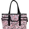 imageSINGER Collapsible Deluxe Store ampamp Tote CaddyRose Leopard PrintRose Leopard Print