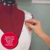 imageSINGER Female Adjustable Red Dress Form Fits Sizes 410 Pinnable Mannequin Body Torso with 360 Degree Hem Guide FoamBacked Fabric Exterior 12 Dials TriPod StandRed