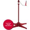 imageSINGER Female Adjustable Red Dress Form Fits Sizes 410 Pinnable Mannequin Body Torso with 360 Degree Hem Guide FoamBacked Fabric Exterior 12 Dials TriPod StandRed
