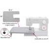 imageSINGER Gray Sewing Machines Extension Table for Heavy Duty Sewing Machines 4411 4423 4432 4452 5511 5523 5532 6335 to sew Larger Projects with Ease Professional Results Foldable Leg